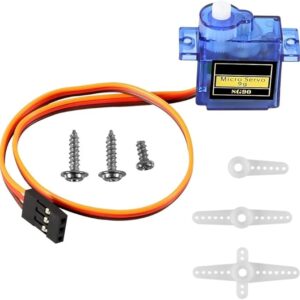 SG90 9g Micro Servo Motor with Horns and Screws Kit for RC Airplane