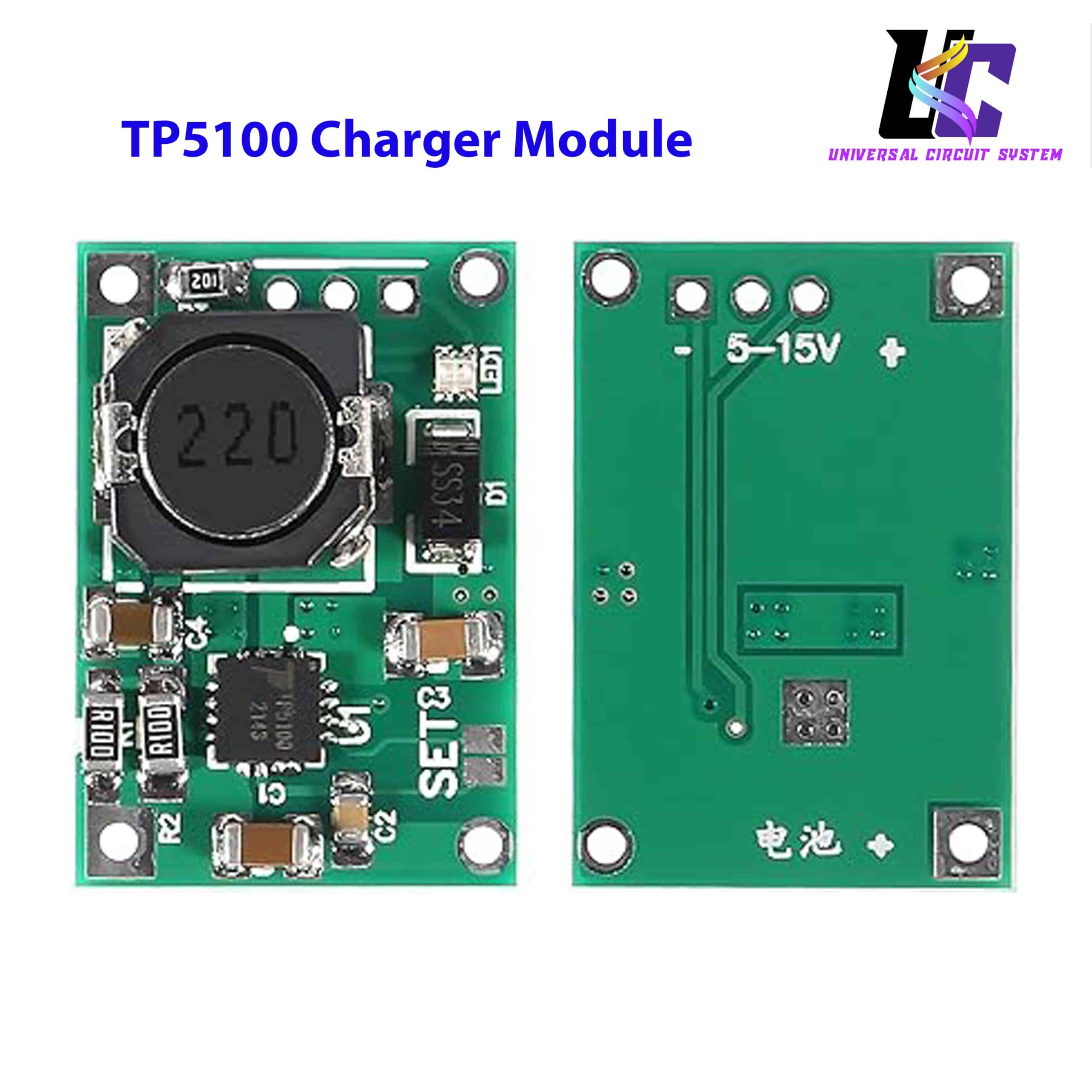 TP5100 1S 2S 2A Lithium Battery Charger Module 4.2V 8.4V Step-Down Charging Board