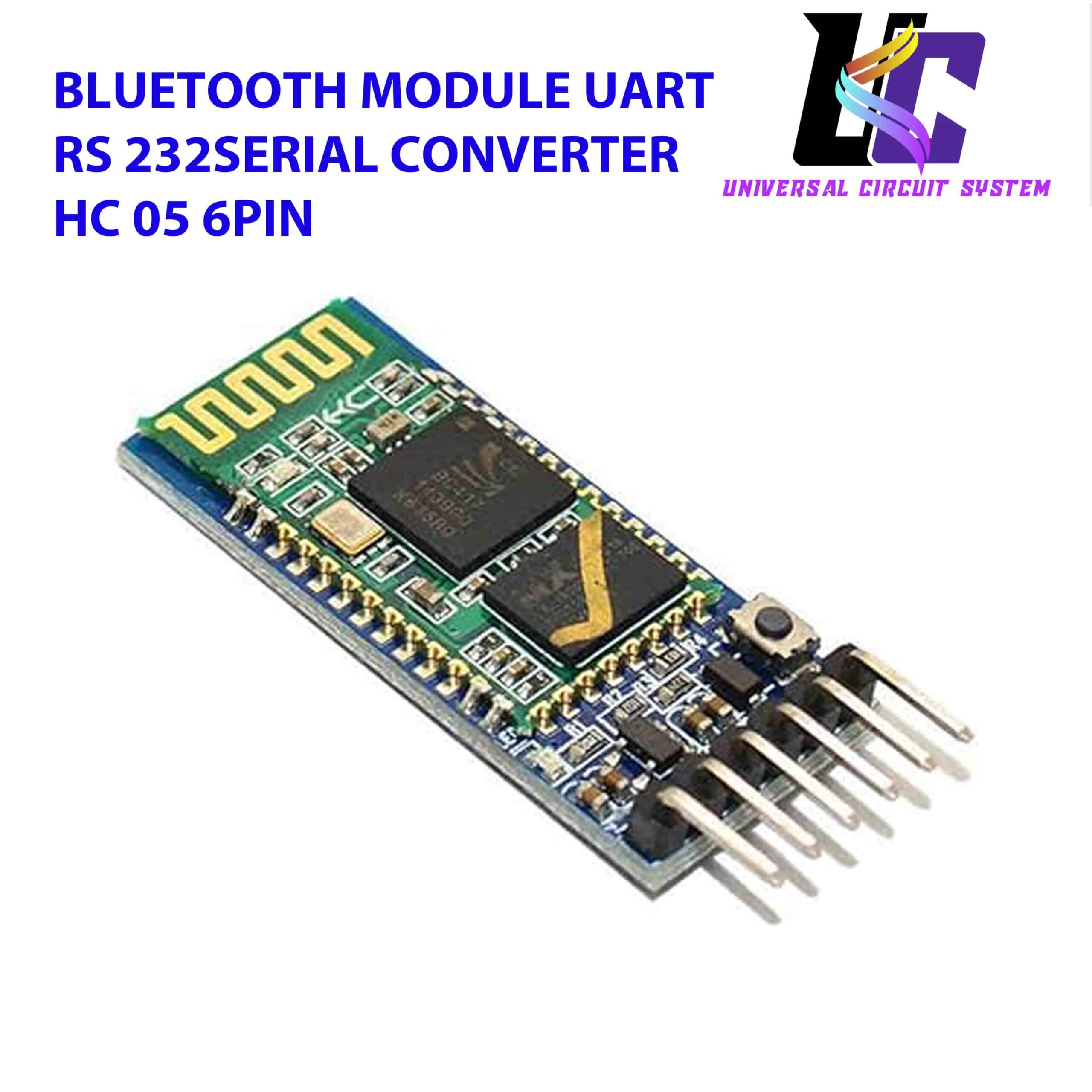 HC-05 6-Pin Bluetooth Wireless Serial Transceiver Module