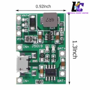 J5019 HW-357 TP4056 Lithium Battery Charger & DC-DC Boost Module