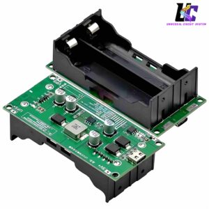12V Uninterruptible Power Supply UPS Module with Dual 18650 Battery Slots