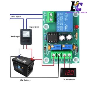XH-M601 12V Battery Charging Control Board - Intelligent Automatic Overcharge Protection Module