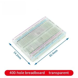 400 Tie-Point Transparent Solderless Breadboard Mini Clear PCB Prototype Test Circuit Board