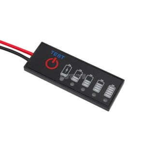 1S-8S Lithium Battery Capacity Indicator Module with LED Level Display
