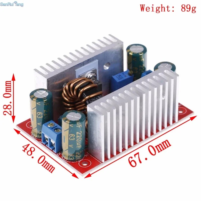 XL4016 8A 200W DC-DC Step Down Buck Converter Adjustable Voltage Regulator Module