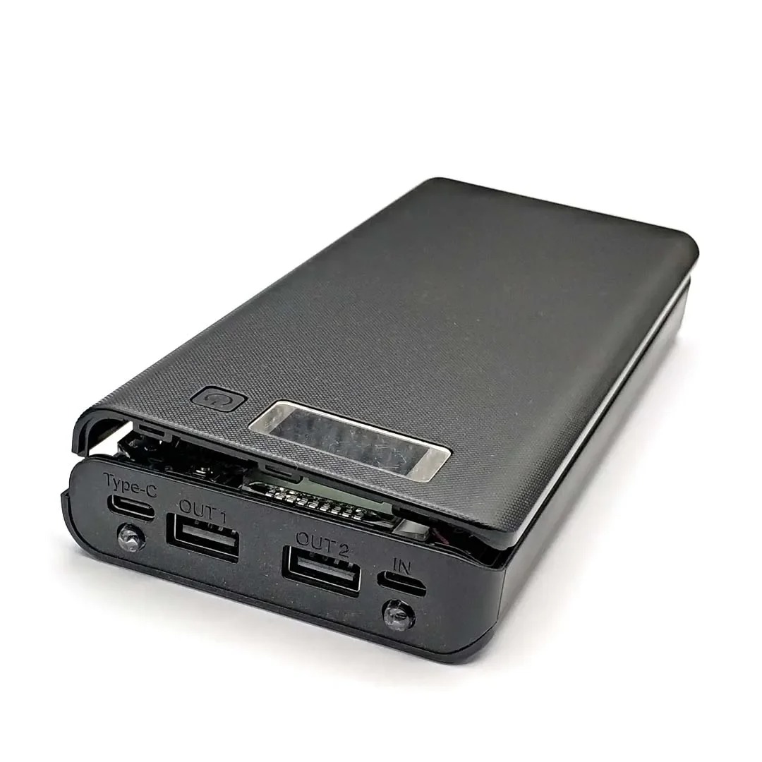 DIY Power Bank Case Shell Kit with LCD Display