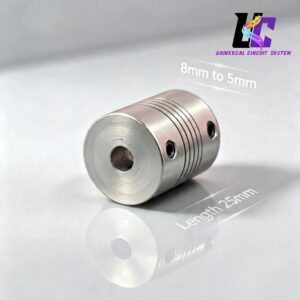 Aluminum Flexible Helical Beam Shaft Coupler (8mm to 5mm)