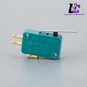 3-Pin SPDT Micro Limit Switch with Lever Actuator