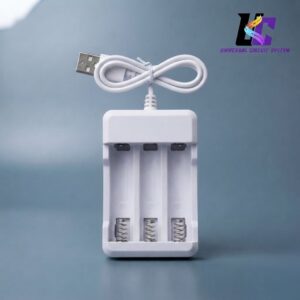 3-Slots USB AA AAA Battery Charger.