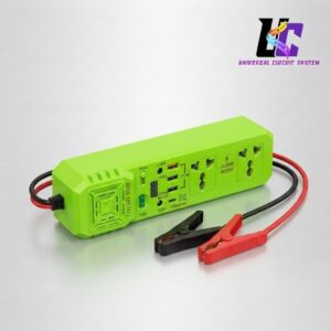 200W Car Power Inverter 12V 24V DC to AC 220V Converter with Type-C & USB Fast Sockets