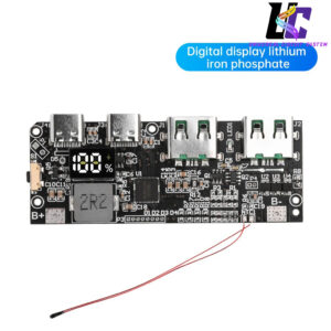 22.5W 5-Port Multi-Protocol Fast Charging Power Bank Module with LED Display