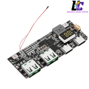 22.5W 5-Port Multi-Protocol Fast Charging Power Bank Module with LED Display