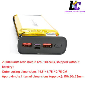 DIY 22.5W Fast Charging Mobile Power Bank Case Kit