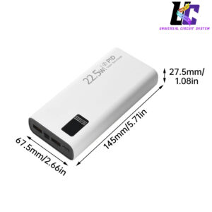 22.5W Fast Charging Mobile Power Bank Case DIY Kit