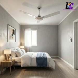 LAVA 56-inch AC/DC Solar Ceiling Fan Kit.