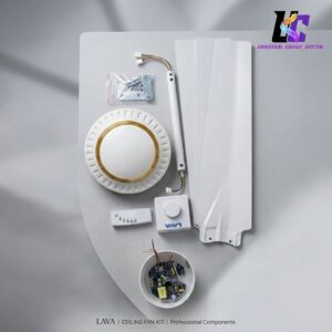 AC/DC energy-saving / solar ceiling fan