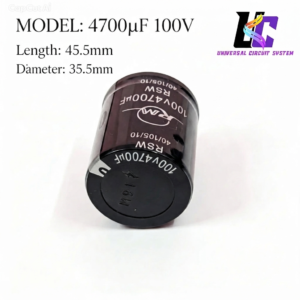4700µF 100V aluminum electrolytic capacitor