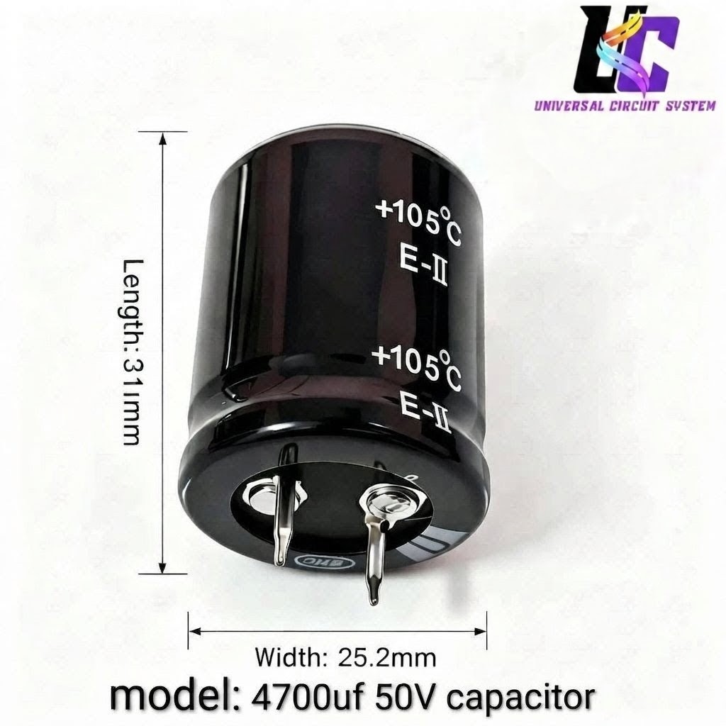 4700µF 50V Electrolytic Capacitor