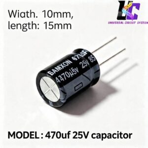 ELECTROLYTIC CAPACITOR 470uF 25V