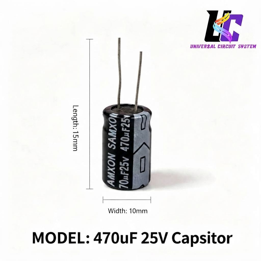 ELECTROLYTIC CAPACITOR 470uF 25V