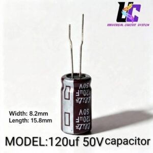 120µF 50V Electrolytic Capacitor