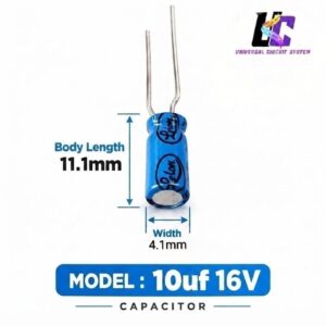 10µF 16V Electrolytic Capacitor