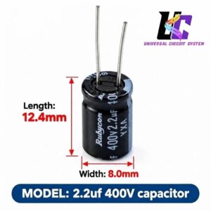  2.2µF 400V electrolytic capacitor