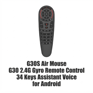 G30S Air Mouse G30 2.4G Gyro Remote Control 34 Keys Assistant Voice for Android