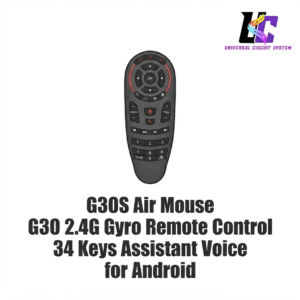 G30S Air Mouse G30 2.4G Gyro Remote Control 34 Keys Assistant Voice for Android