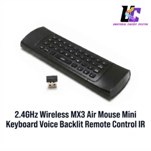 2.4GHz Wireless MX3 Air Mouse Mini Keyboard Voice Backlit Remote Control IR