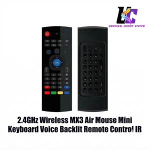 2.4GHz Wireless MX3 Air Mouse Mini Keyboard Voice Backlit Remote Control IR