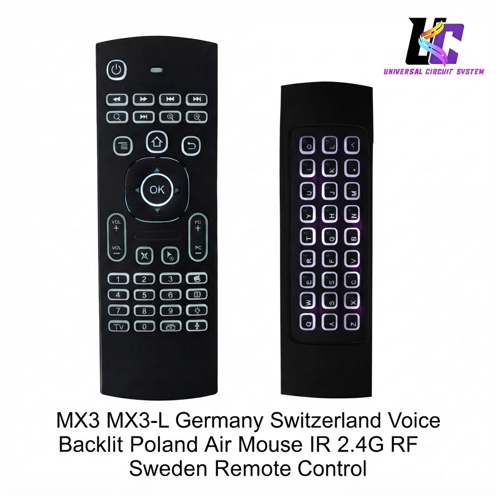 MX3 Air Mouse & Wireless Keyboard Remote Control