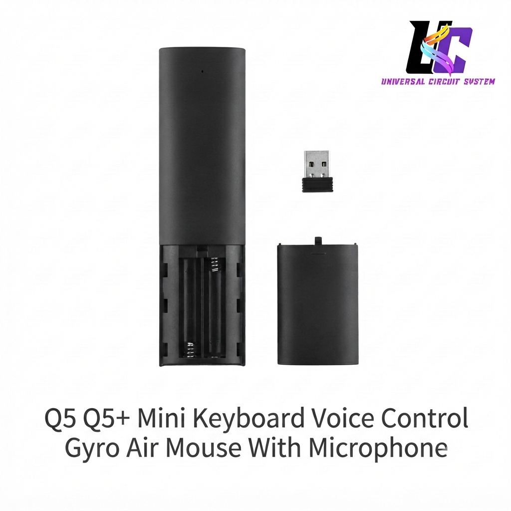 Q5 / Q5+ Mini Keyboard Voice Control Gyro Air Mouse With Microphone