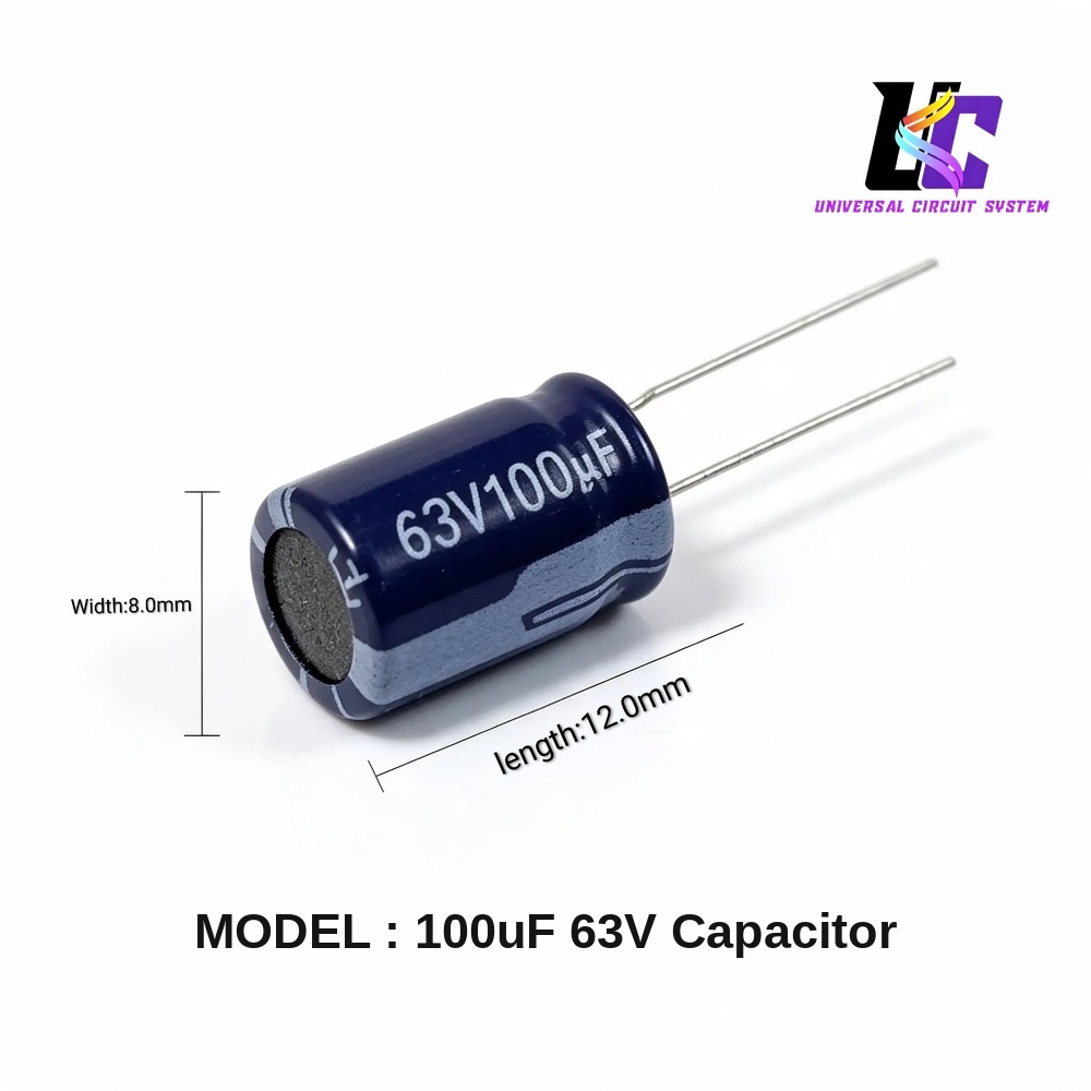 100µF 63V Electrolytic Capacitor