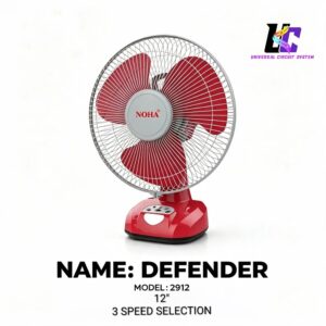 Defender KN-2912 Rechargeable Table Fan