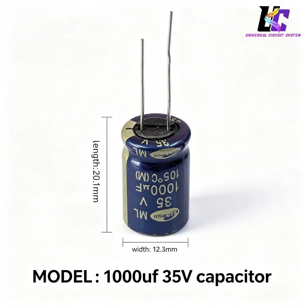 1000µF 35V electrolytic capacitor 1000µF 35V electrolytic capacitor