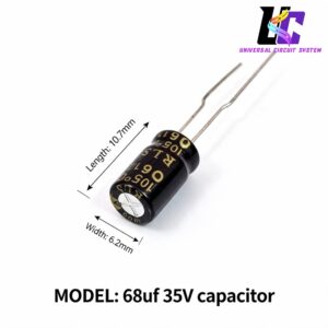 68µF 35V electrolytic capacitor