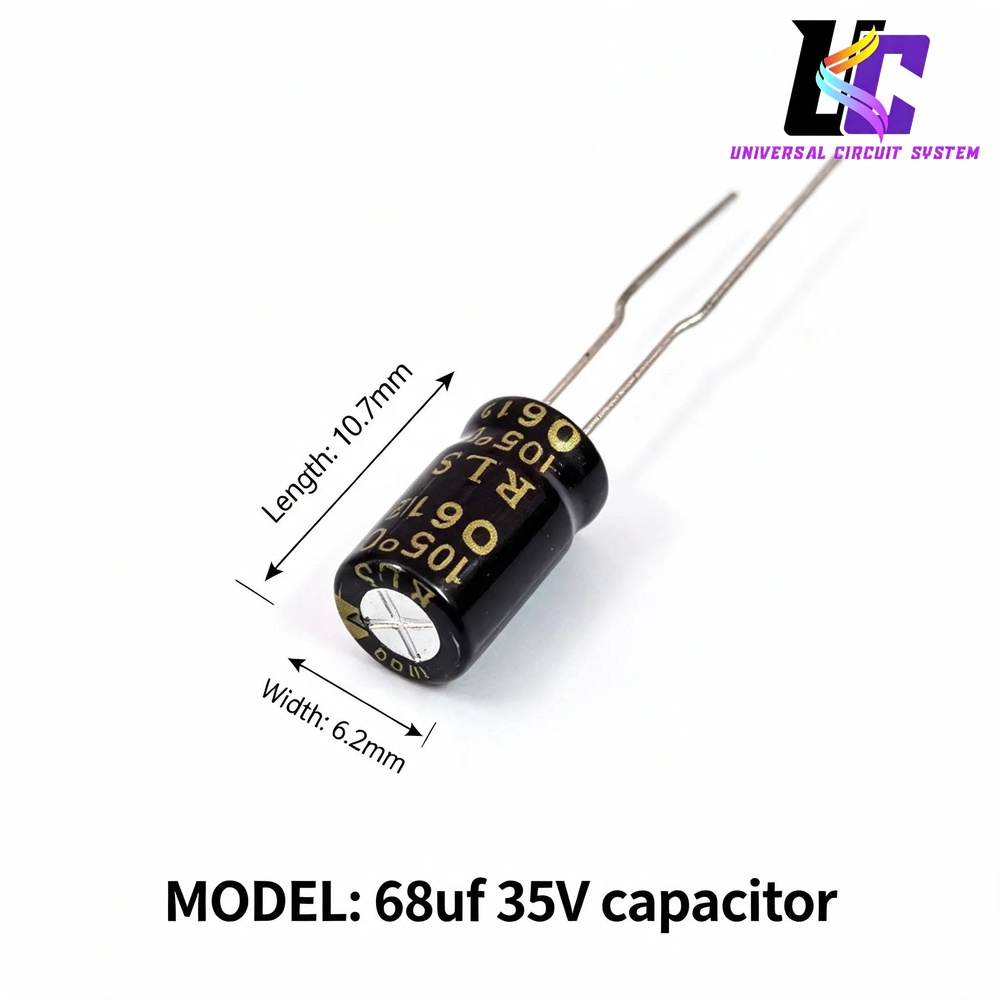 68µF 35V electrolytic capacitor