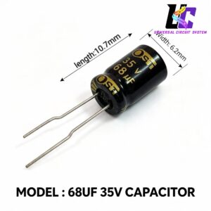 68µF 35V electrolytic capacitor