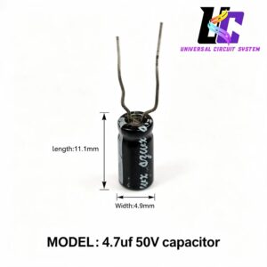 4.7µF 50V Electrolytic Capacitor