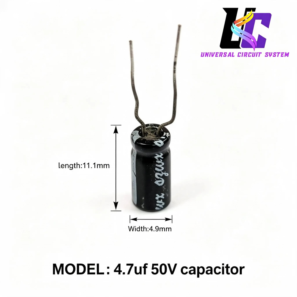 4.7µF 50V Electrolytic Capacitor