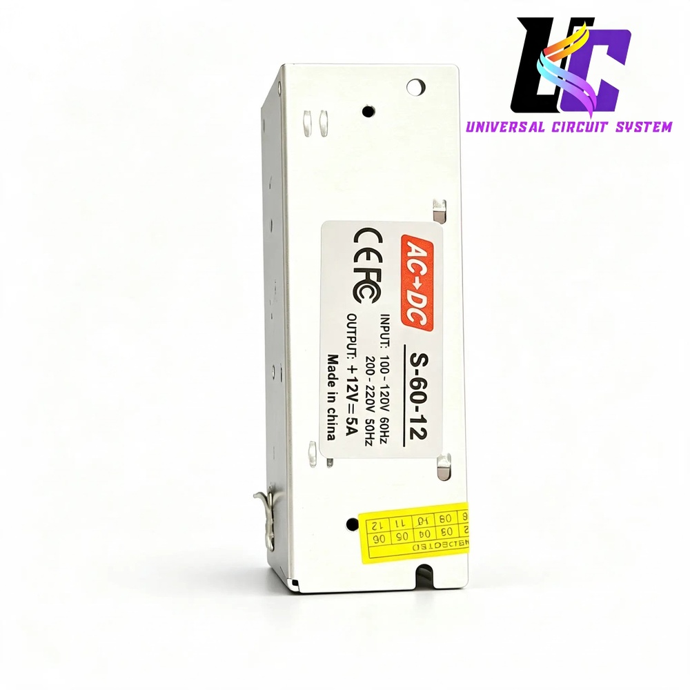 12V 5A SMPS POWER SUPPLY