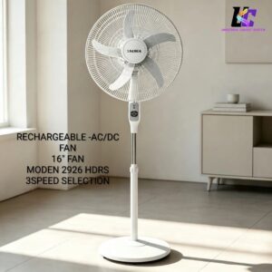 Noha Moden 2926 HDRS Rechargeable AC/DC Fan