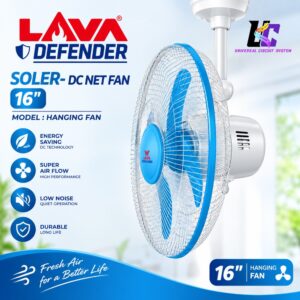 Lava Defender Soler-DC Net Fan 16