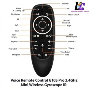  G10S Pro Smart Voice Remote Control and Air Mouse