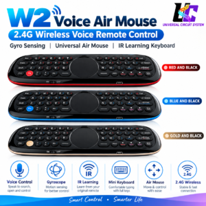 W2 Voice air Mouse 2.4G Wireless Voice Remote Control Gyro Sensing Universal Air Mouse IR Learning Keyboard