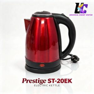 Prestige ST-20EK Electric Kettle 2.0L Red Stainless Steel Water Boiler with Auto Shut-Off